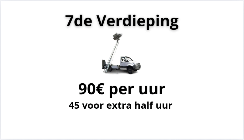 ladderlift antwerpen prijzen